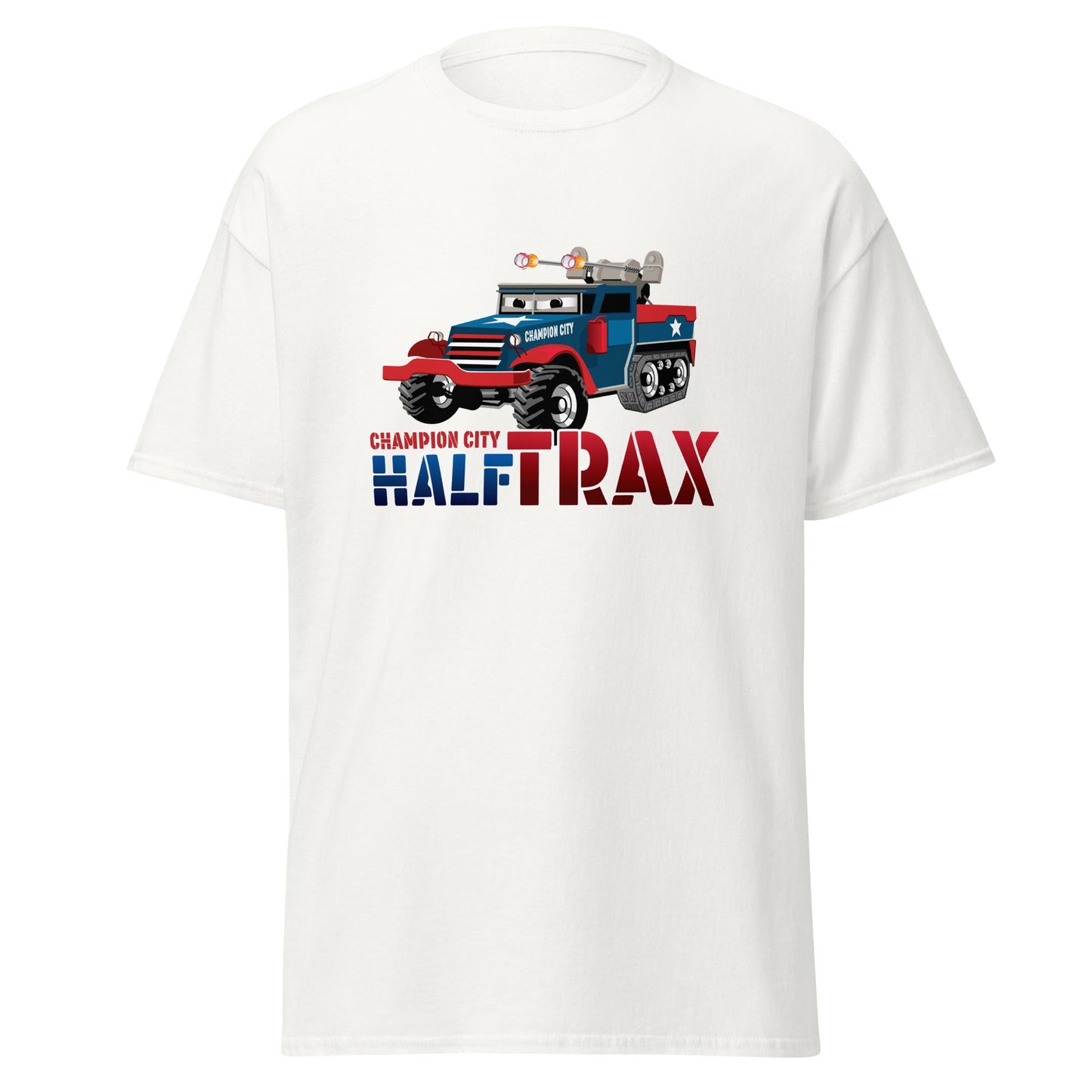 Classic | T-Shirt | Half Trax Baseball | Mascot Logo