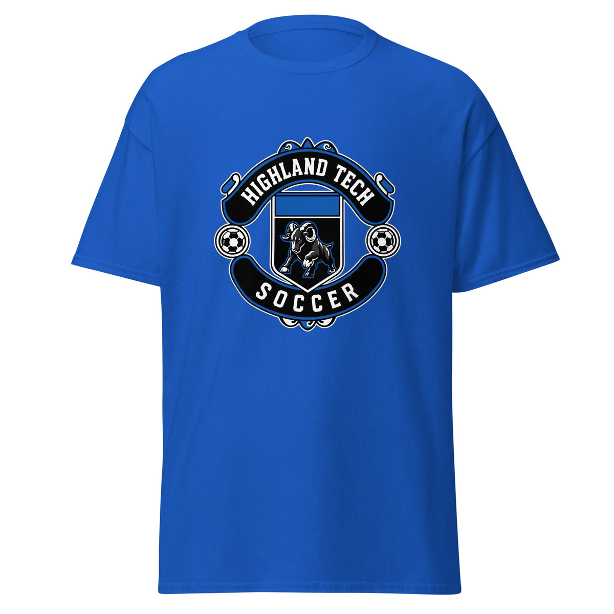 Classic | T-Shirt | Highland Soccer | Emblem Logo