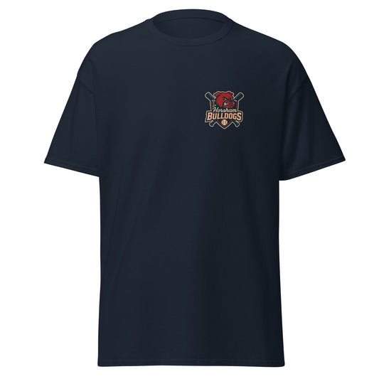 Classic | T-Shirt | Horsham Travel Baseball | Bulldog Pocket Logo