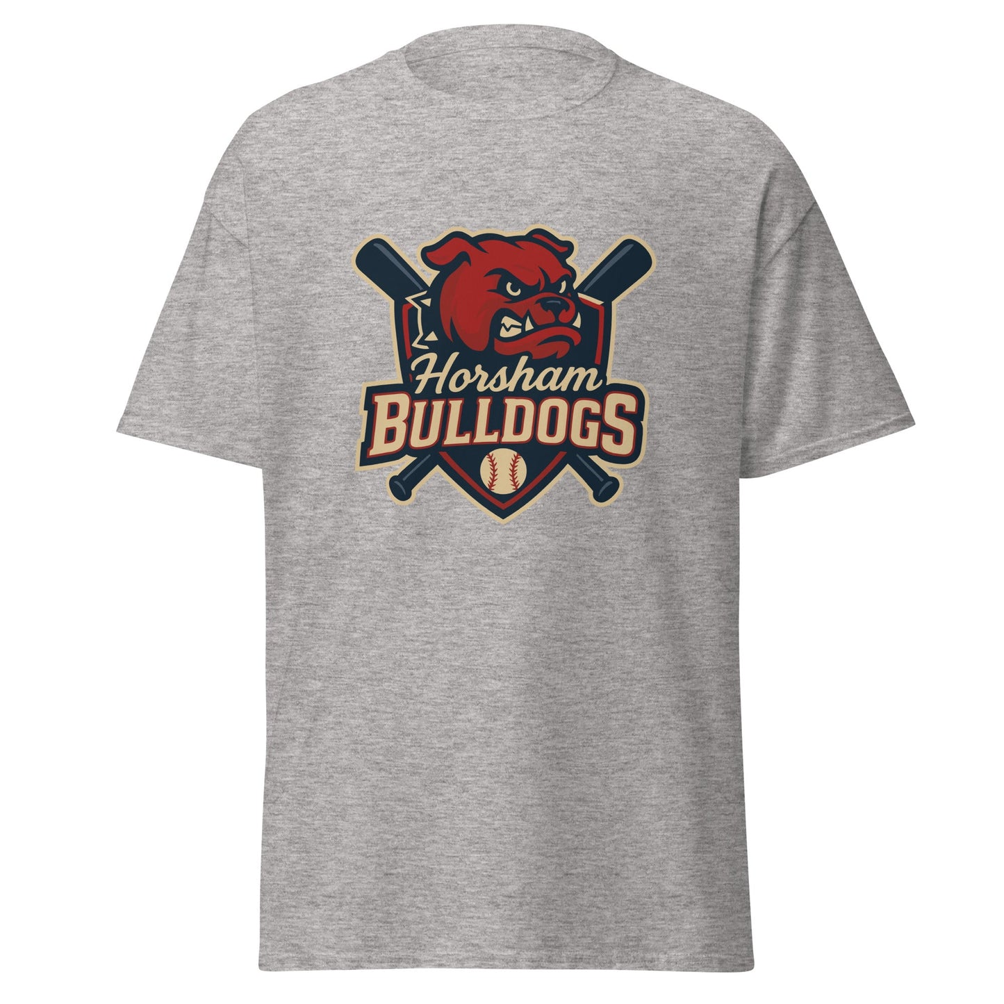 Classic | T-Shirt | Horsham Travel Baseball | Bulldogs Logo