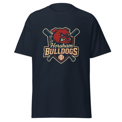 Classic | T-Shirt | Horsham Travel Baseball | Bulldogs Logo