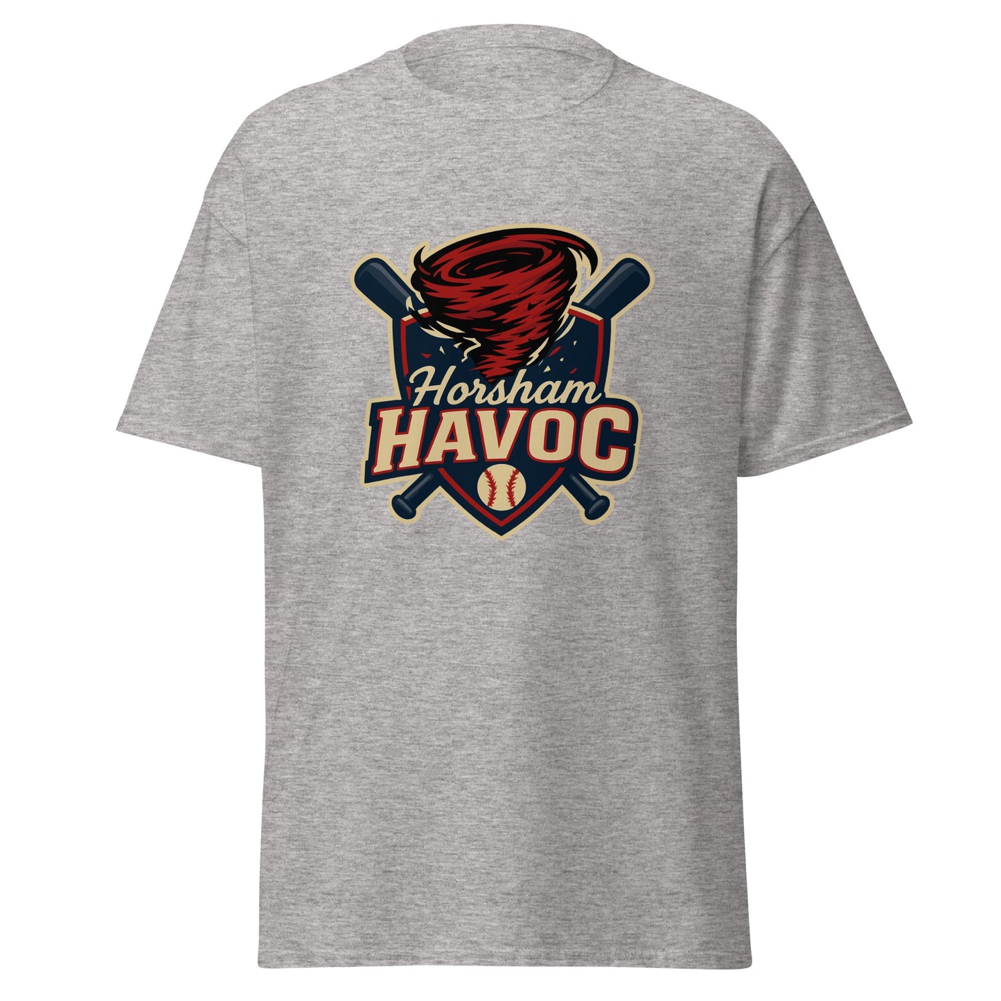 Classic | T-Shirt | Horsham Travel Baseball | Havoc Logo