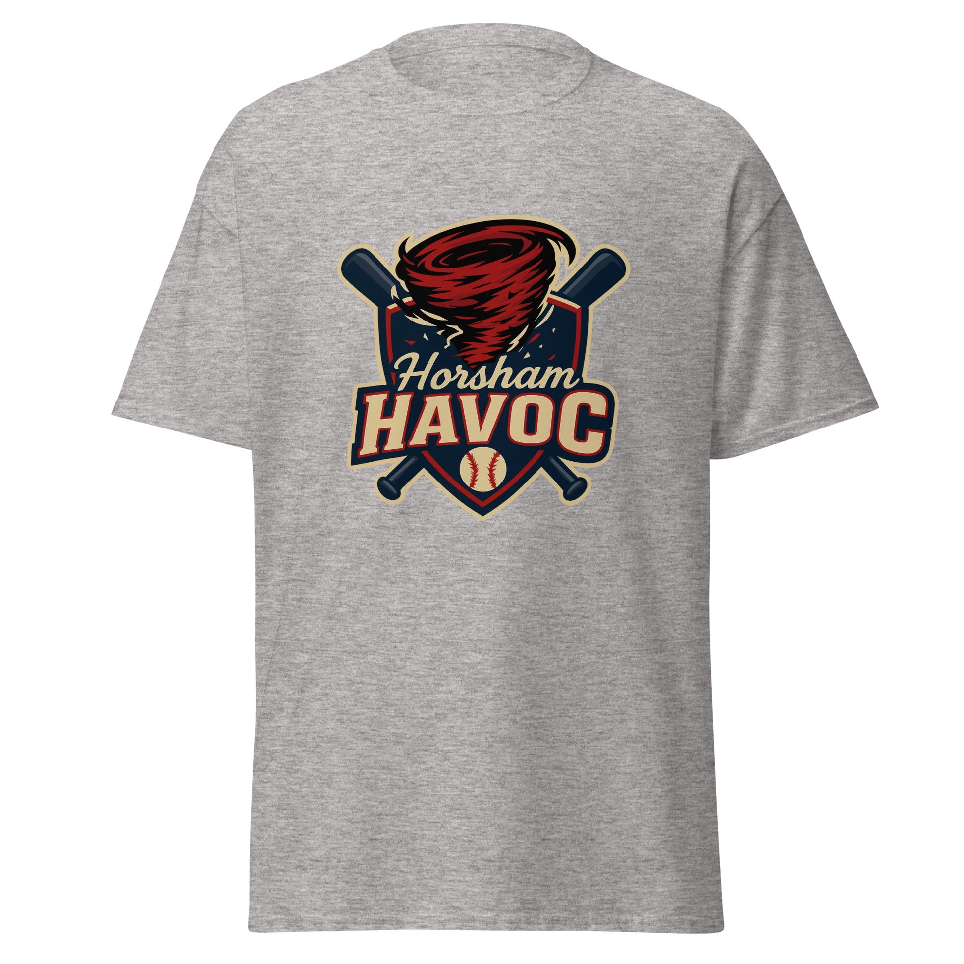 Classic | T-Shirt | Horsham Travel Baseball | Havoc Logo