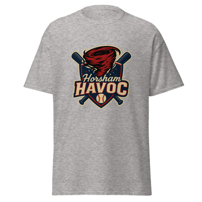 Classic | T-Shirt | Horsham Travel Baseball | Havoc Logo