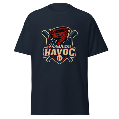 Classic | T-Shirt | Horsham Travel Baseball | Havoc Logo
