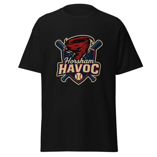 Classic | T-Shirt | Horsham Travel Baseball | Havoc Logo