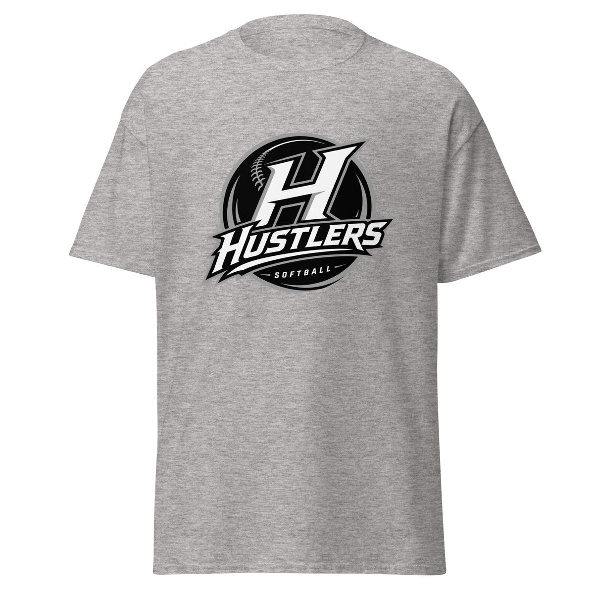 Classic | T-Shirt | Hustlers Softball | Crest Logo