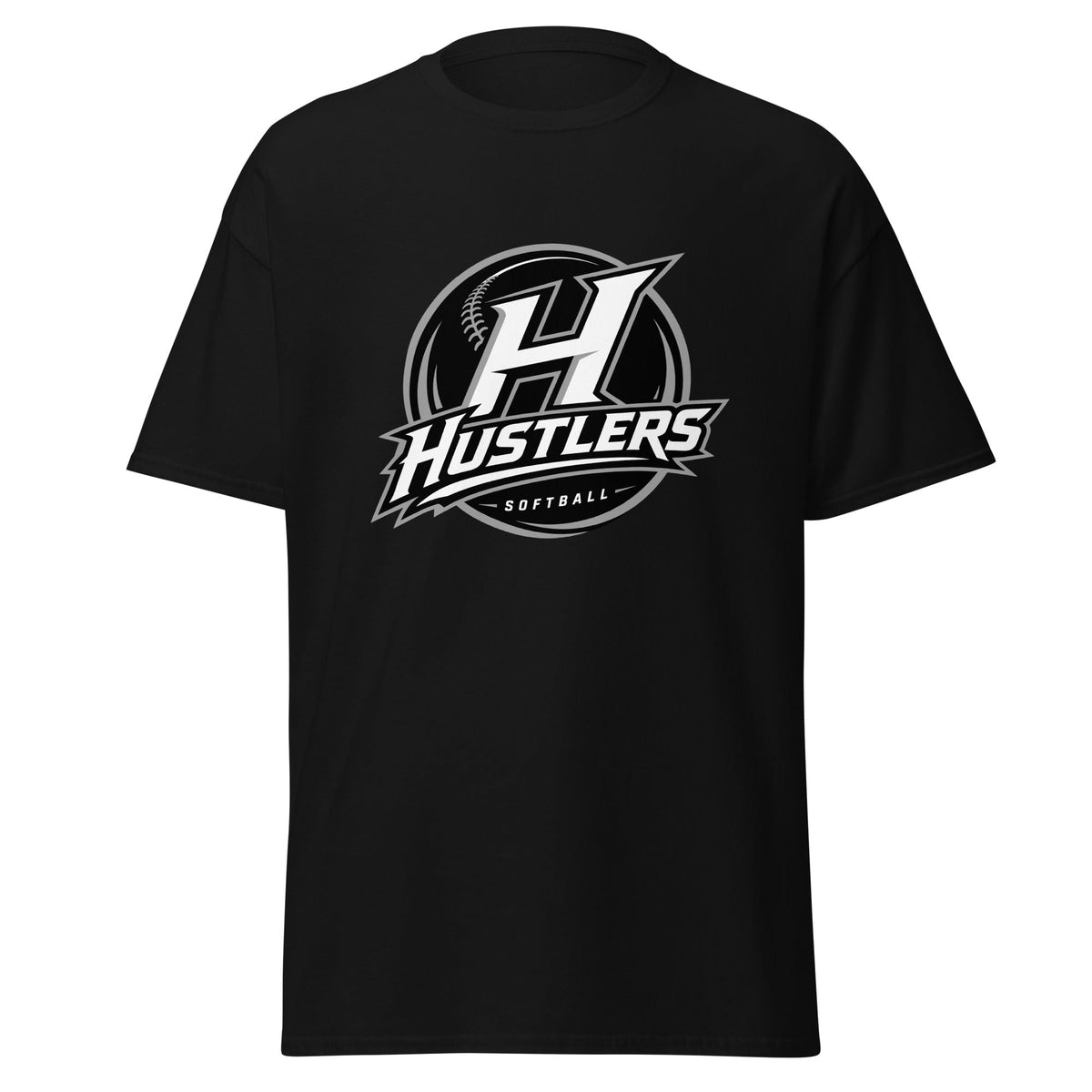 Classic | T-Shirt | Hustlers Softball | Crest Logo