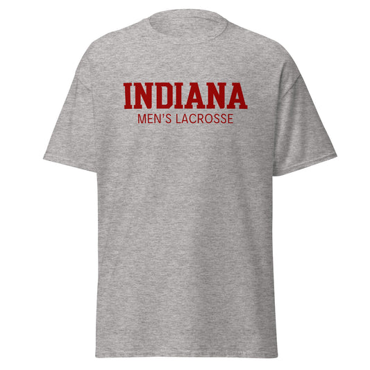 Classic | T-Shirt | Indiana University Lacrosse | Script Logo