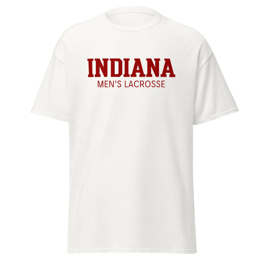 Classic | T-Shirt | Indiana University Lacrosse | Script Logo