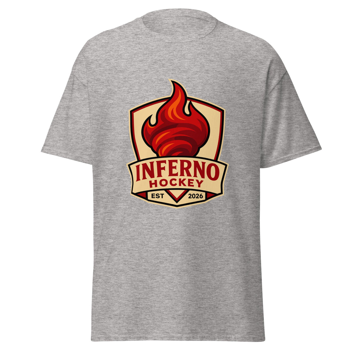Classic | T-Shirt | Inferno Hockey | Crest Logo