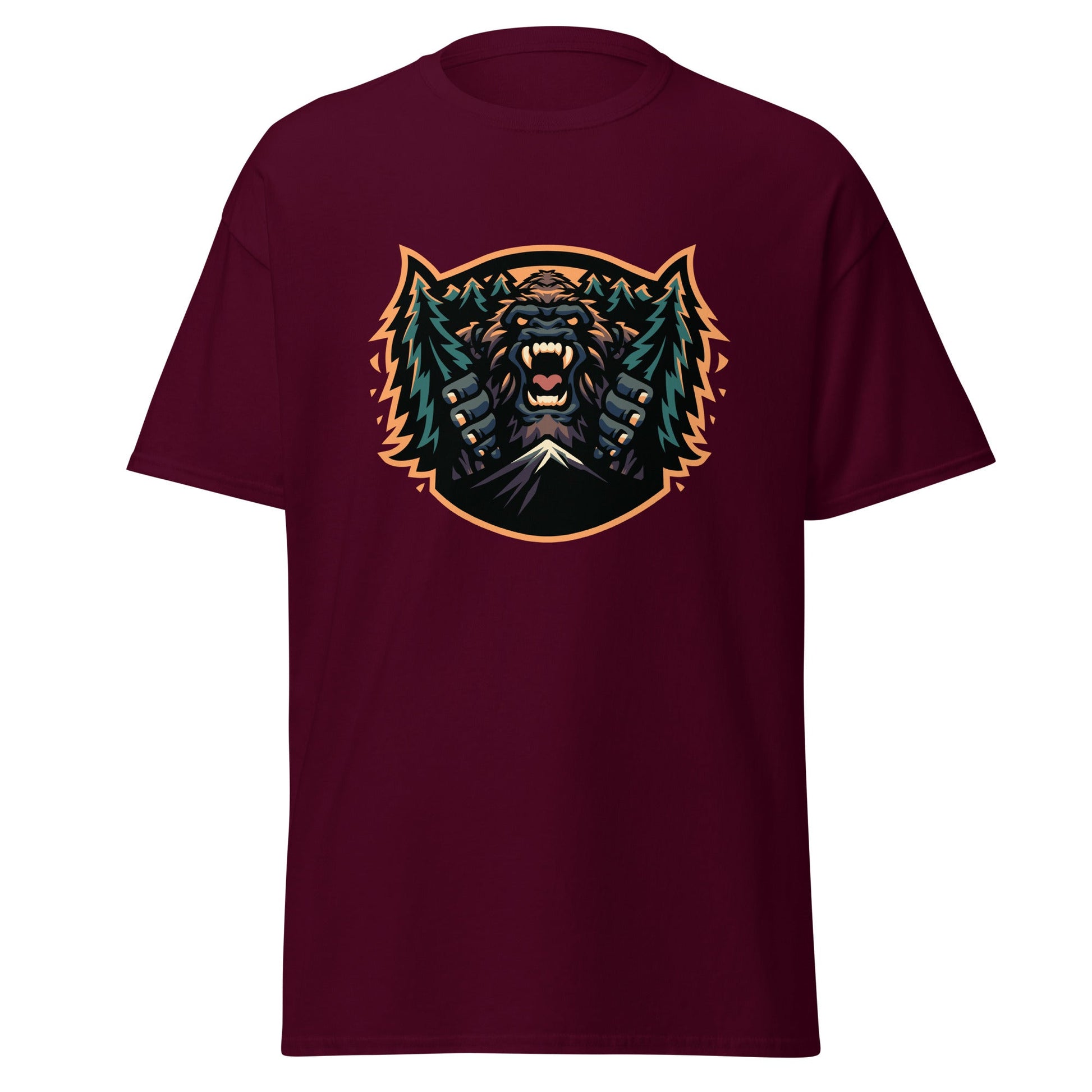 Classic | T-Shirt | JBLM Bigfoot Hockey Team | Mascot Logo