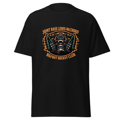 Classic | T-Shirt | JBLM Bigfoot Hockey Team | Mascot Logo
