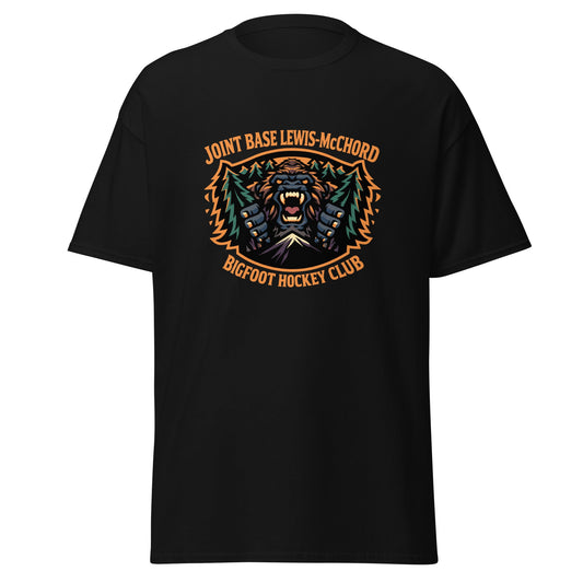 Classic | T-Shirt | JBLM Bigfoot Hockey Team | Mascot Logo
