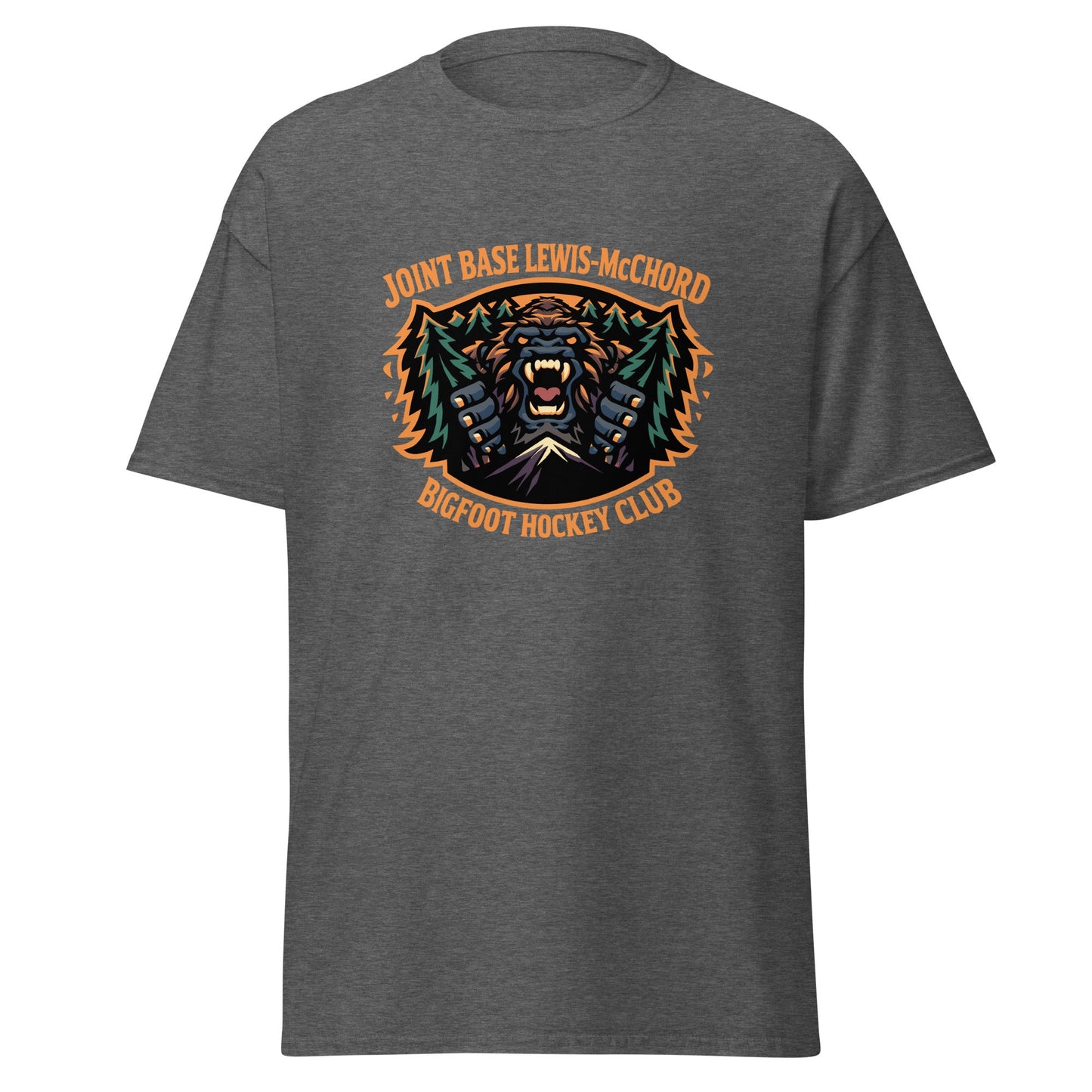 Classic | T-Shirt | JBLM Bigfoot Hockey Team | Mascot Logo