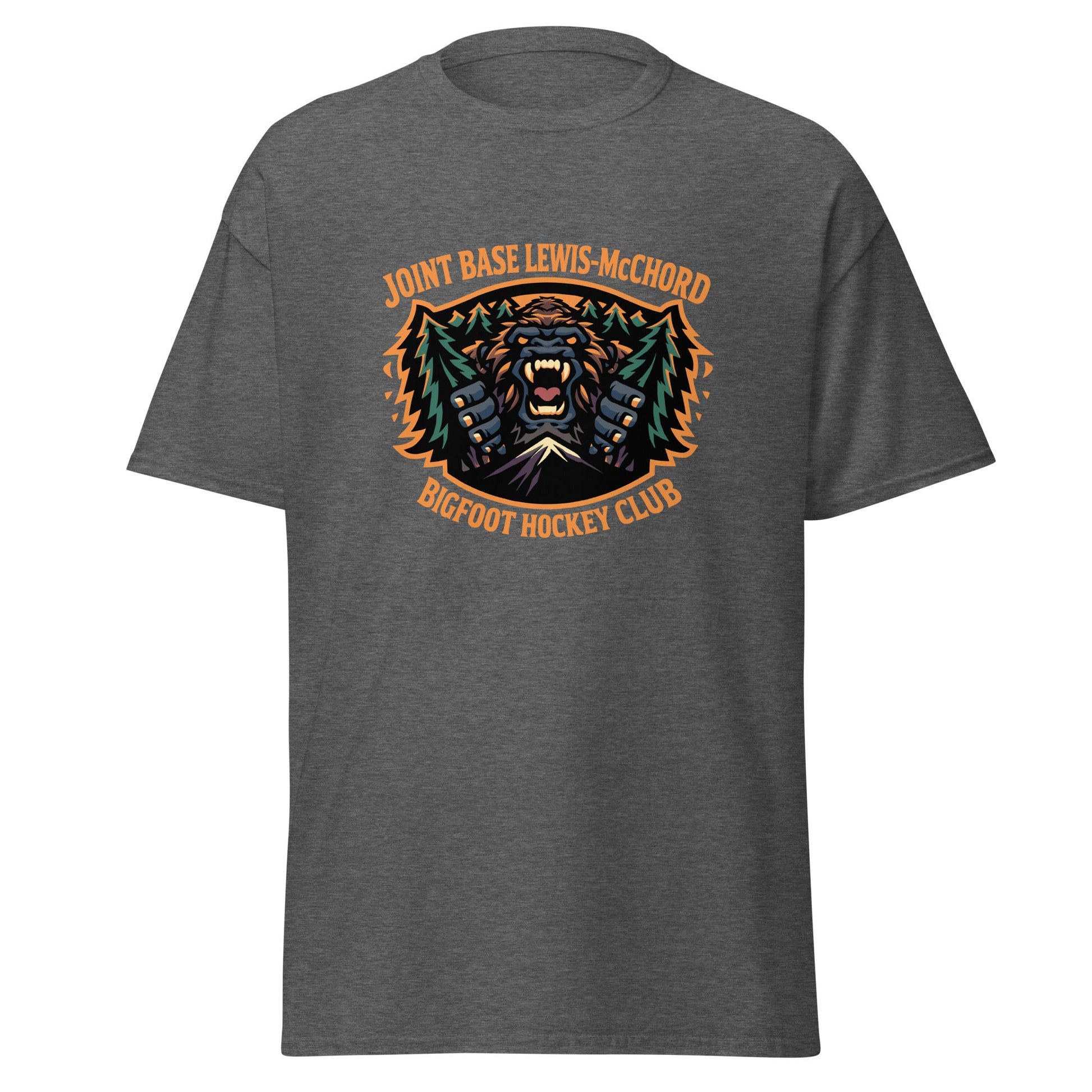 Classic | T-Shirt | JBLM Bigfoot Hockey Team | Mascot Logo