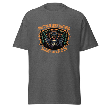 Classic | T-Shirt | JBLM Bigfoot Hockey Team | Mascot Logo