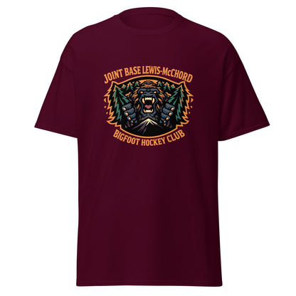 Classic | T-Shirt | JBLM Bigfoot Hockey Team | Mascot Logo