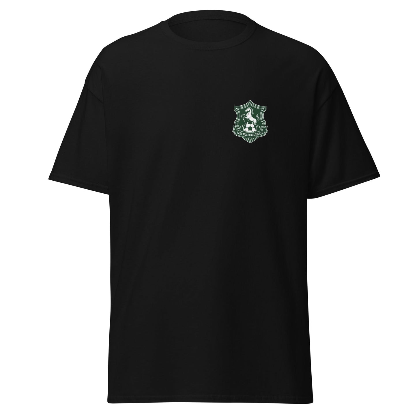 Classic | T-Shirt | JFK Memorial Lady Mustang Soccer | Pocket Logo