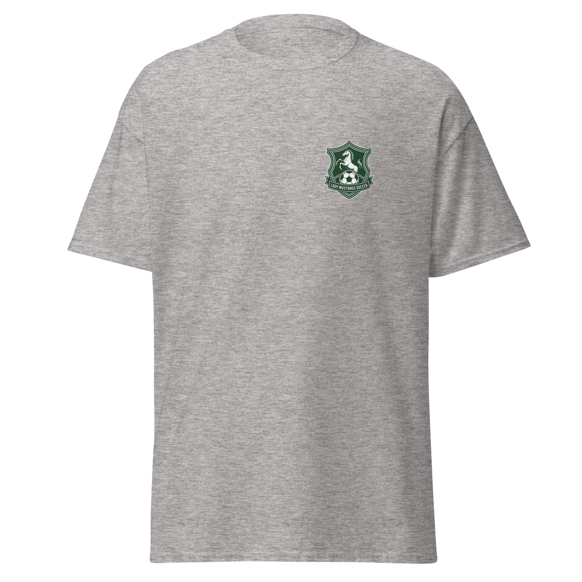 Classic | T-Shirt | JFK Memorial Lady Mustang Soccer | Pocket Logo