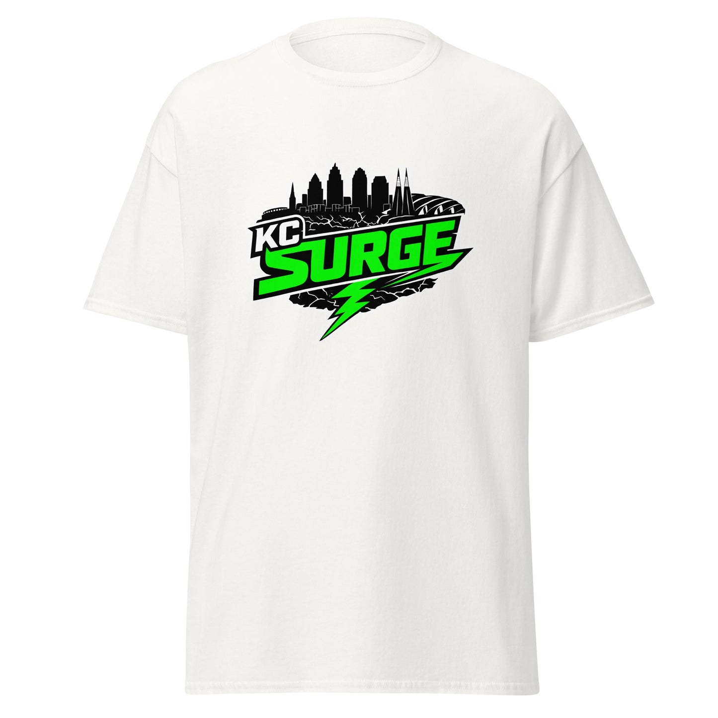 Classic | T-Shirt | Kansas City Surge | Neon Skyline Logo