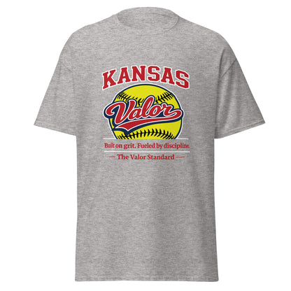 Classic | T-Shirt | Kansas Valor Fan Gear | The Standard Logo