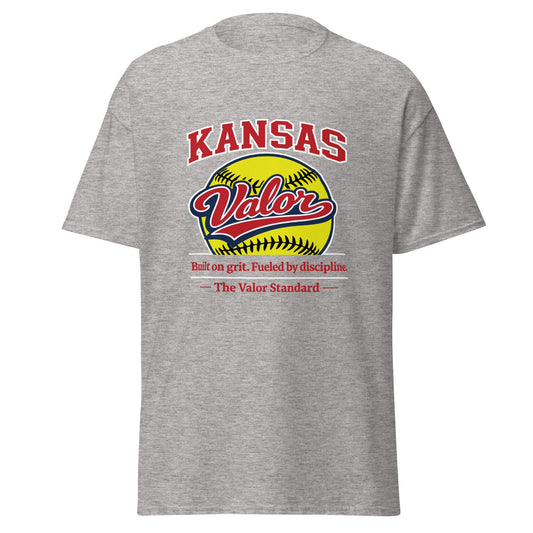 Classic | T-Shirt | Kansas Valor Fan Gear | The Standard Logo