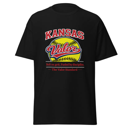 Classic | T-Shirt | Kansas Valor Fan Gear | The Standard Logo