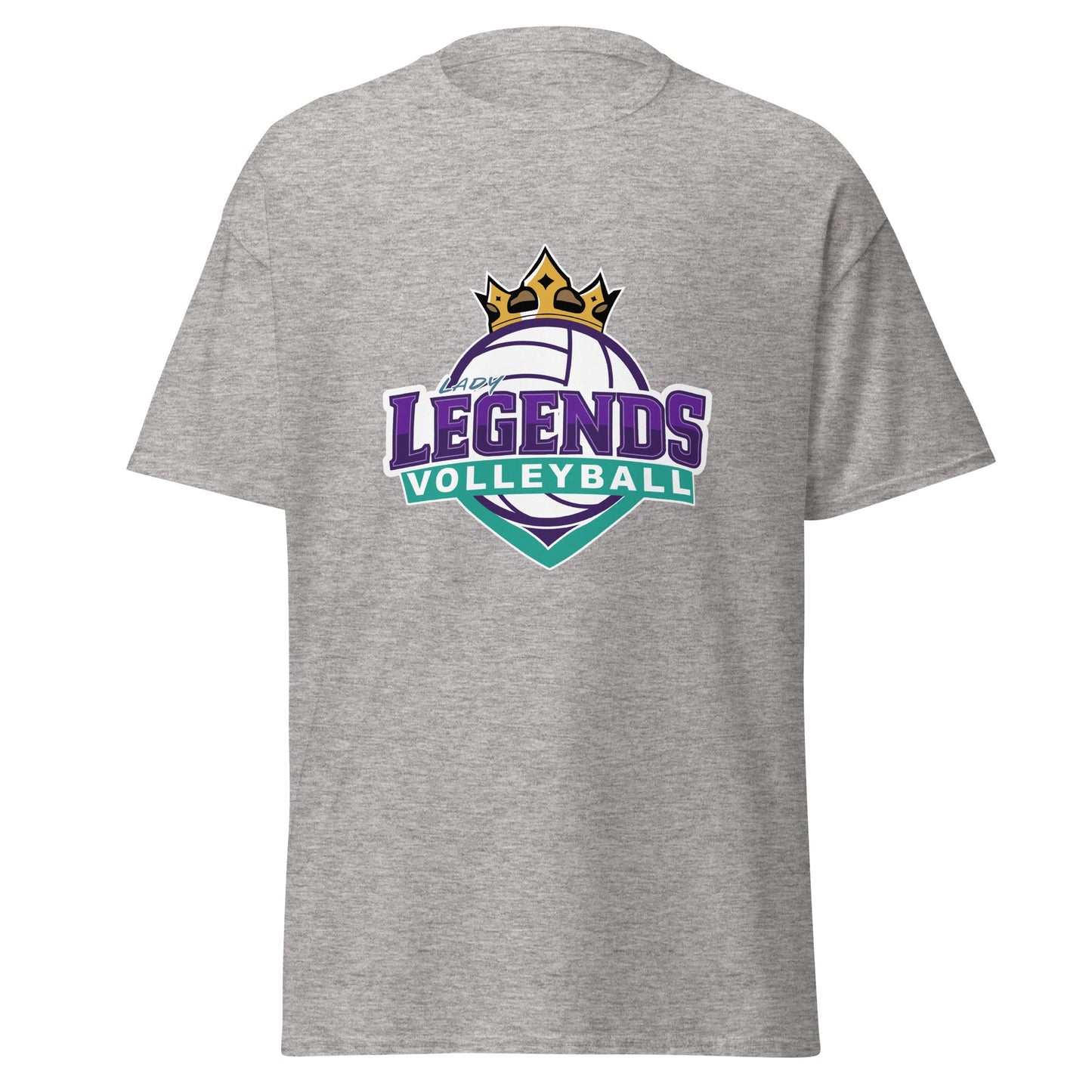 Classic | T-Shirt | Lady Legends Volleyball | Crown Logo
