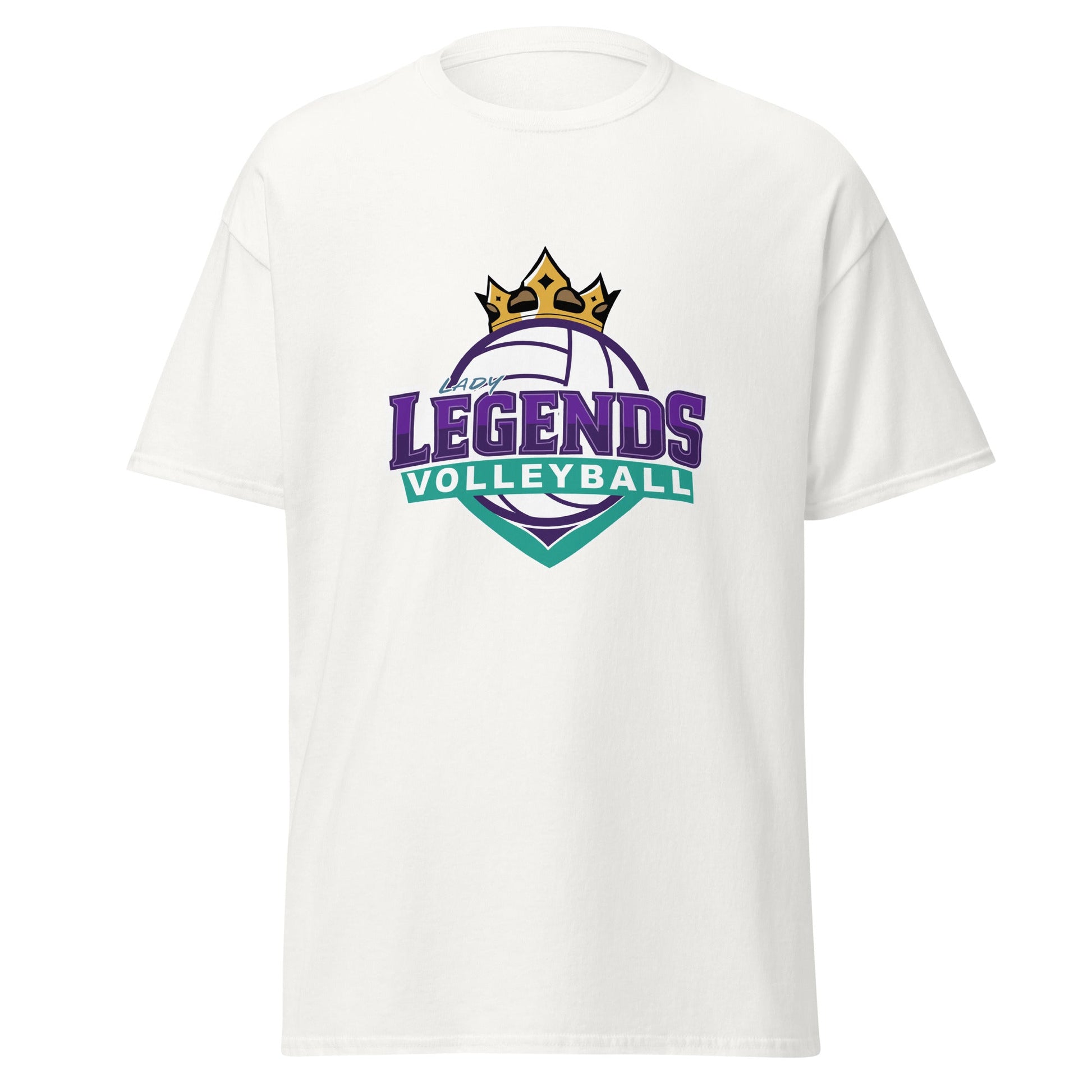 Classic | T-Shirt | Lady Legends Volleyball | Crown Logo