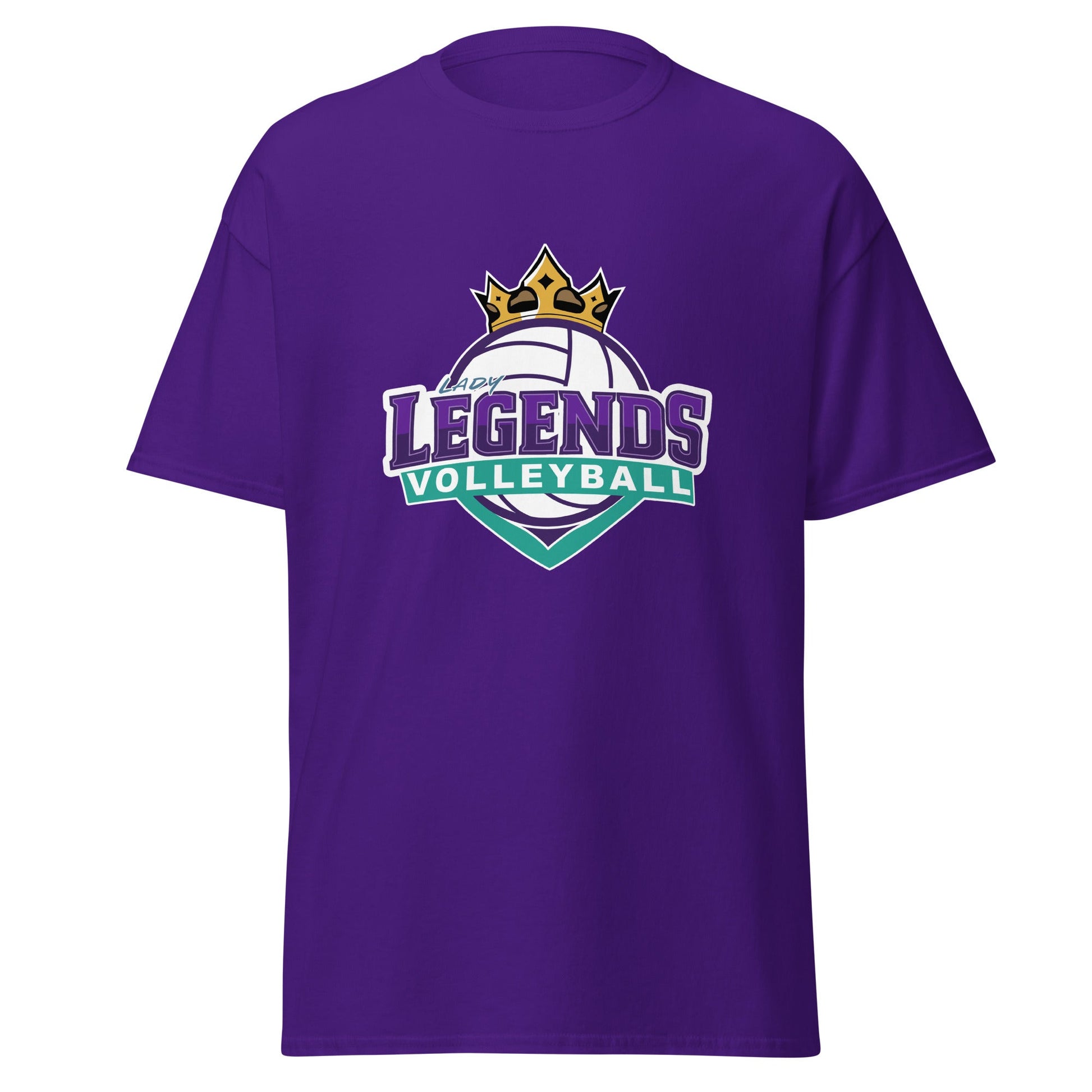 Classic | T-Shirt | Lady Legends Volleyball | Crown Logo