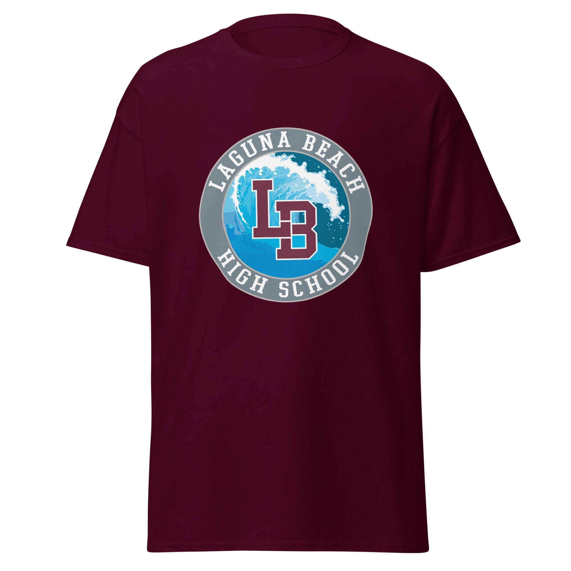 Classic | T-Shirt | Laguna Beach High School Wrestling | Wave Logo