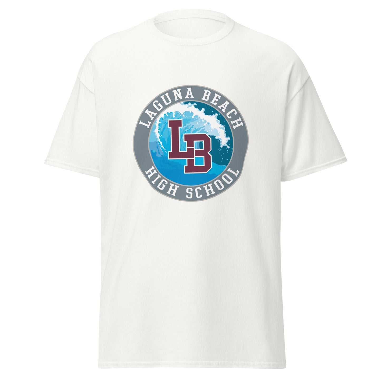 Classic | T-Shirt | Laguna Beach High School Wrestling | Wave Logo