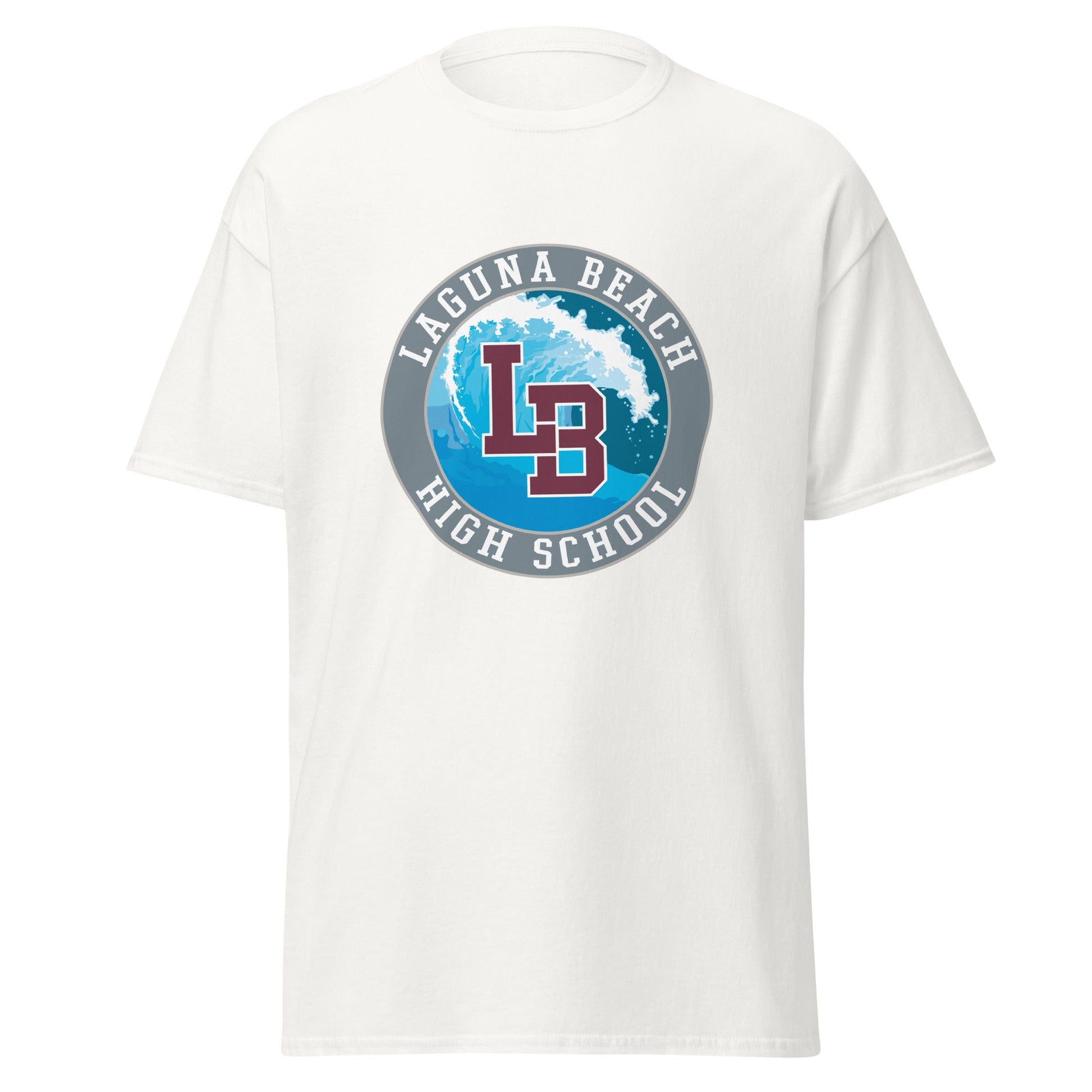 Classic | T-Shirt | Laguna Beach High School Wrestling | Wave Logo