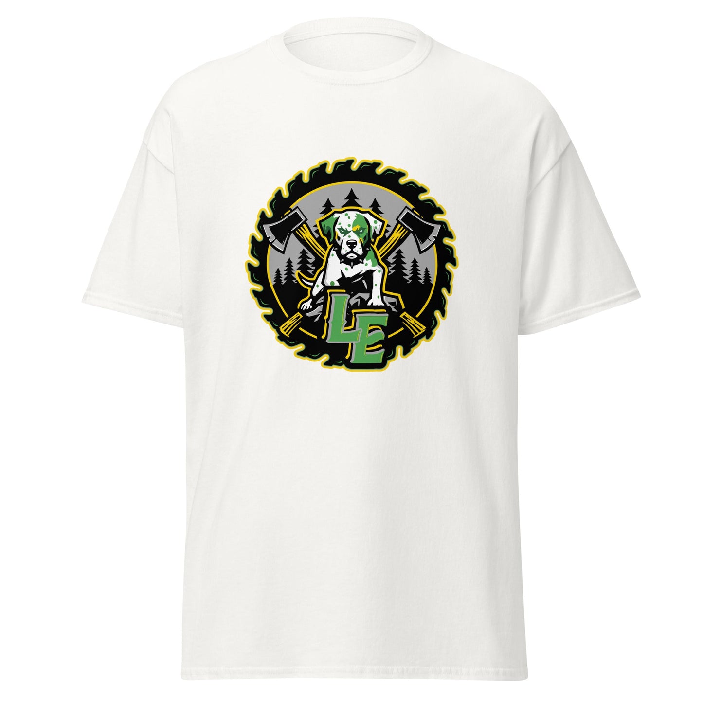 Classic | T-Shirt | Lake Erie Power Pines | Saw Logo