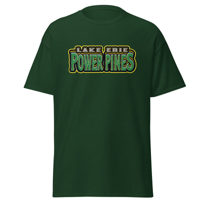 Classic | T-Shirt | Lake Erie Power Pines | Script Logo