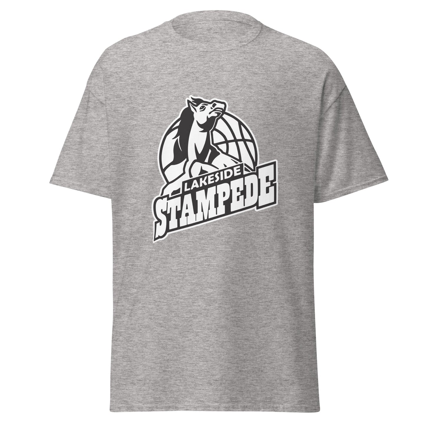 Classic | T-Shirt | Lakeside Stampede | Basketball Mascot Logo
