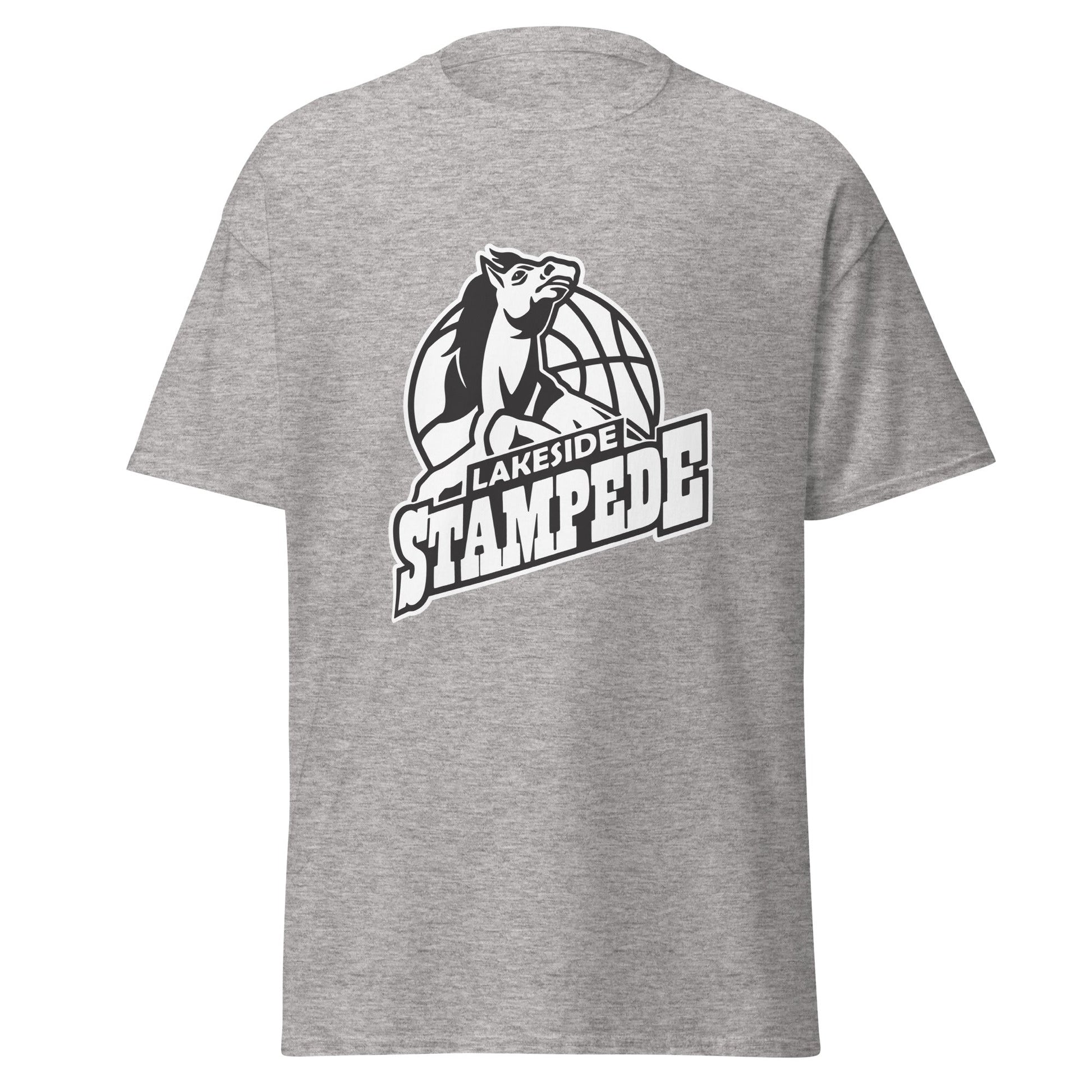 Classic | T-Shirt | Lakeside Stampede | Basketball Mascot Logo