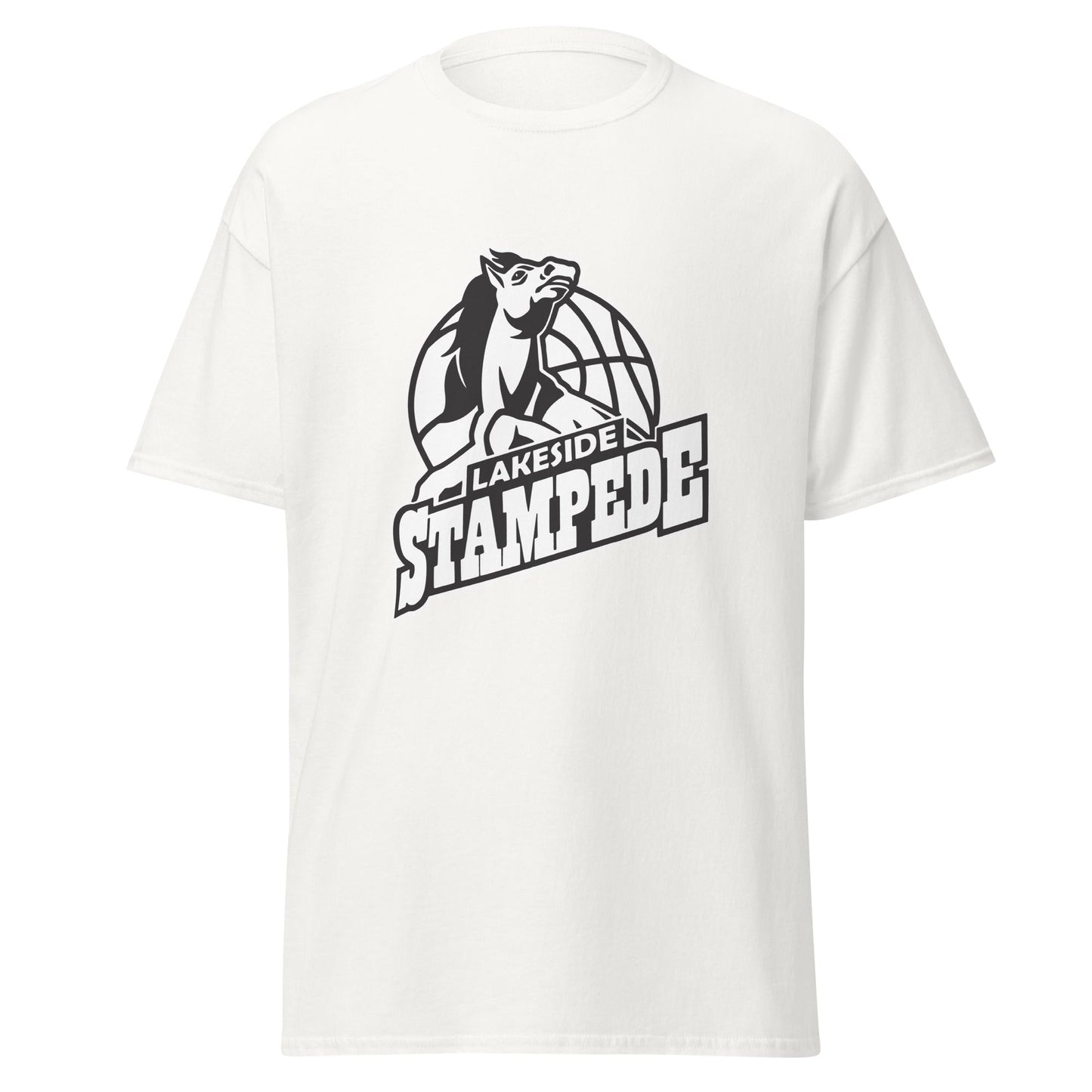 Classic | T-Shirt | Lakeside Stampede | Basketball Mascot Logo
