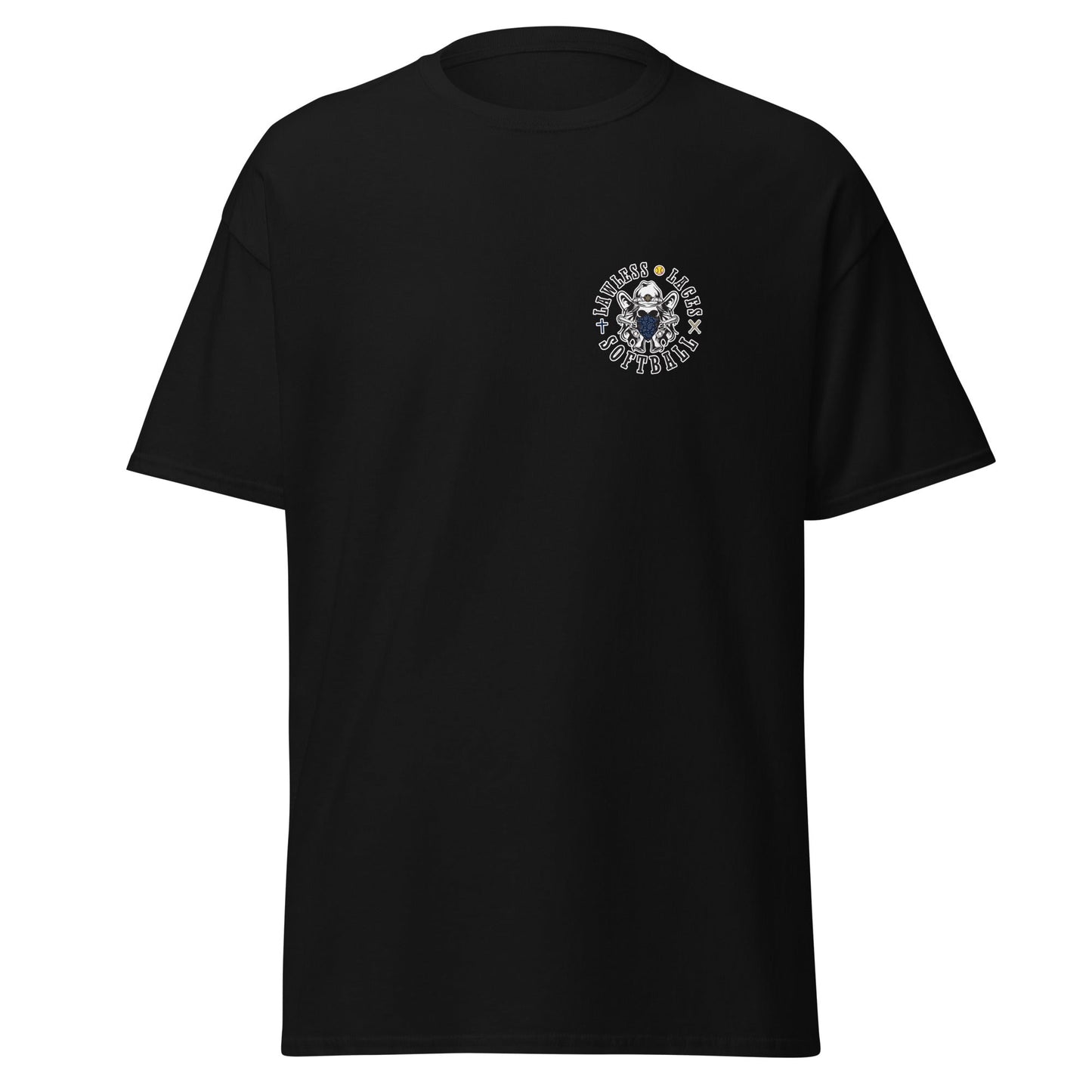 Classic | T-Shirt | Lawless Laces Softball | Outlined Pocket Logo