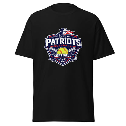 Classic | T-Shirt | LFMS Athletics | Patriots Softball Logo