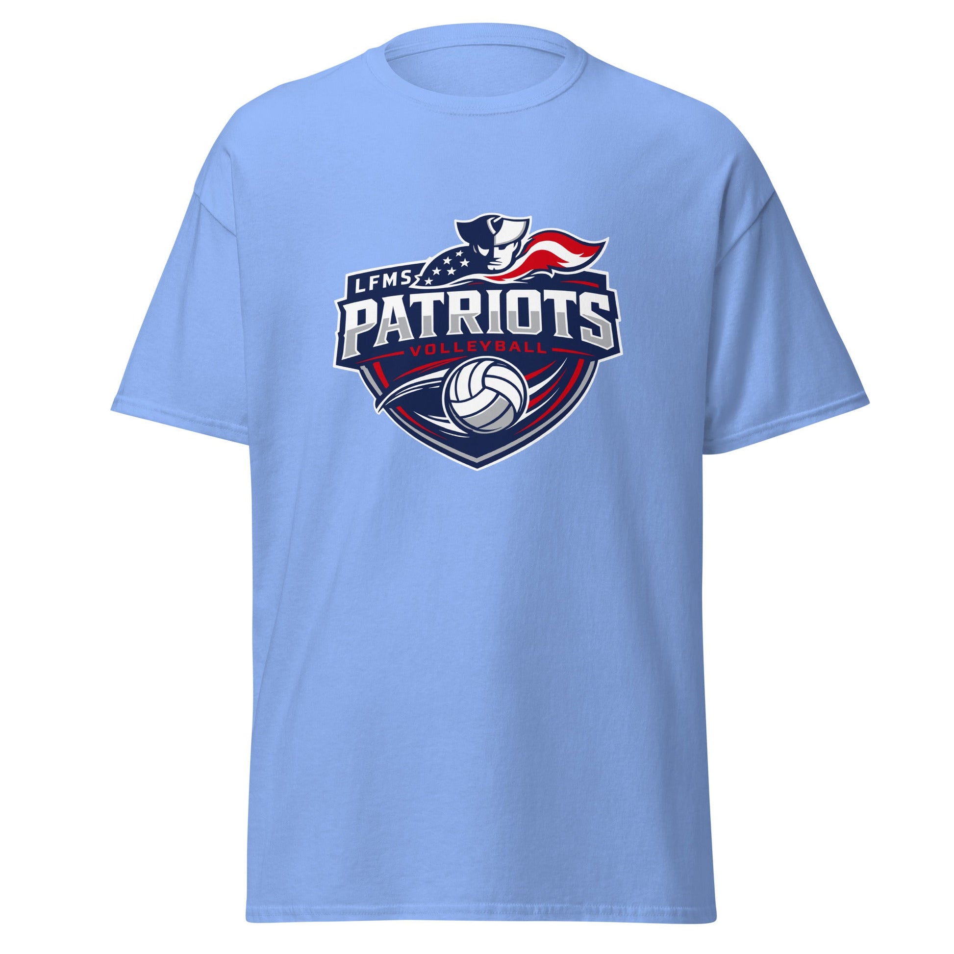 Classic | T-Shirt | LFMS Athletics | Patriots Volleyball Logo