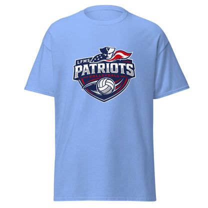 Classic | T-Shirt | LFMS Athletics | Patriots Volleyball Logo