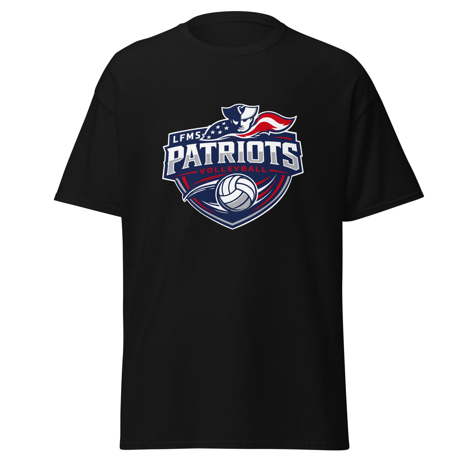 Classic | T-Shirt | LFMS Athletics | Patriots Volleyball Logo