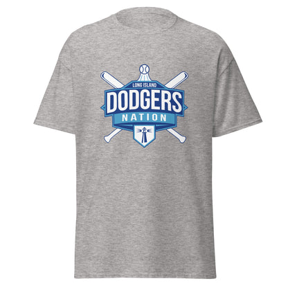 Classic | T-Shirt | LI Dodgers Nation | Varsity Crest Logo