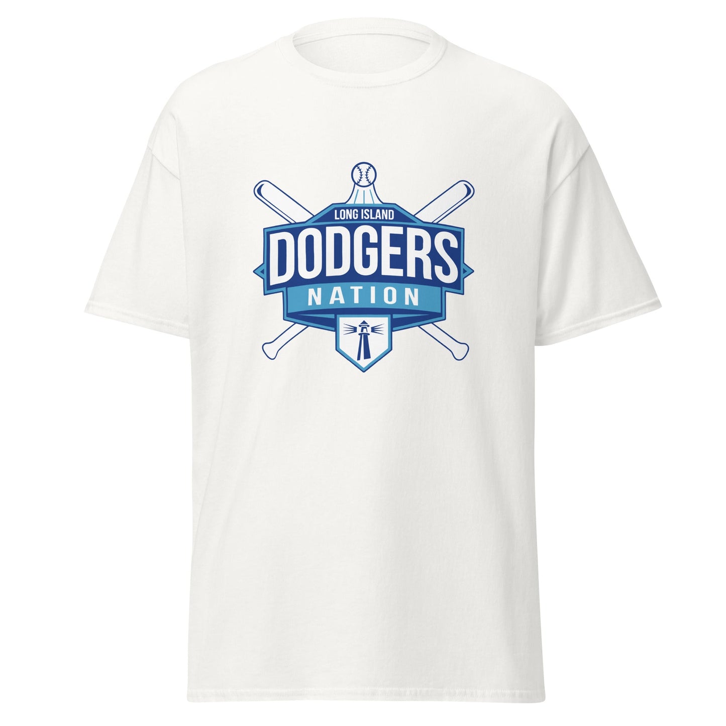 Classic | T-Shirt | LI Dodgers Nation | Varsity Crest Logo