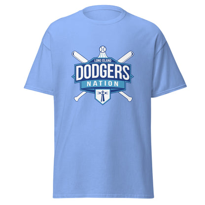 Classic | T-Shirt | LI Dodgers Nation | Varsity Crest Logo