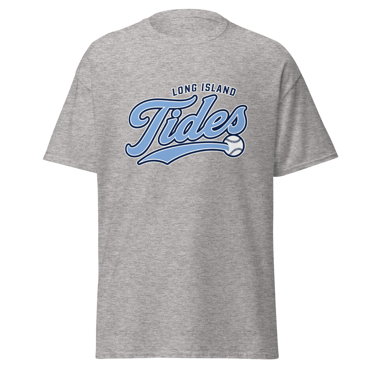 Classic | T-Shirt | Long Island Tides Baseball | Athletics Logo