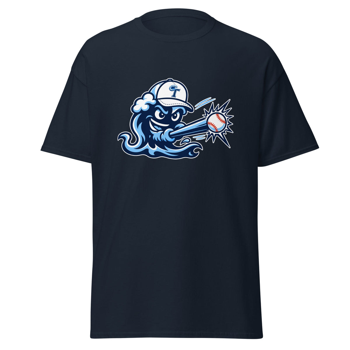 Classic | T-Shirt | Long Island Tides Baseball | Mascot Logo