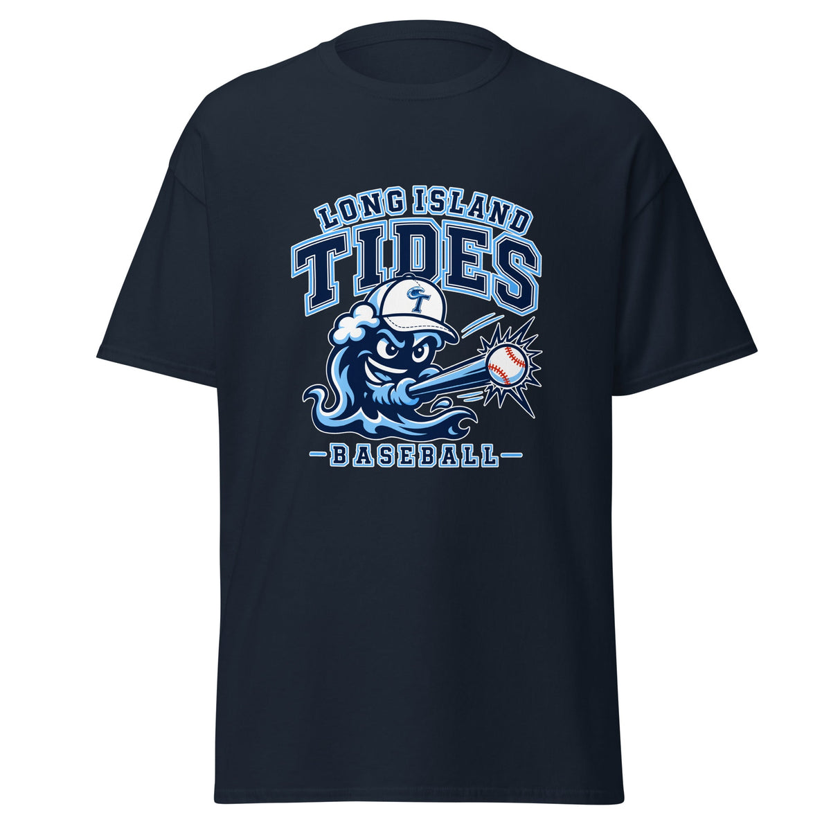 Classic | T-Shirt | Long Island Tides Baseball | Valor Logo